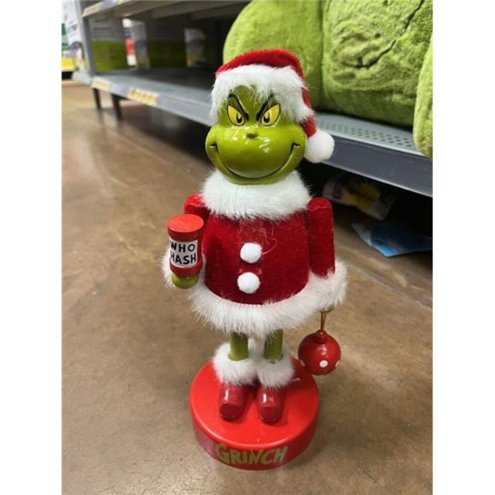 Dr. Seuss The Grinch Who Stole Christmas, Grinch Nutcracker 11' Wood 2023